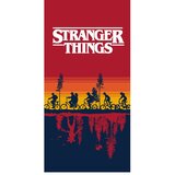 Jerry Fabrics Rdeča bombažna otroška brisača 70x140 cm Stranger Things – | Shoptok.si