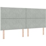  Krevet od pjene s madracem i LED-om Svjetlosiva 200 x 200 cm | shoptok.hr