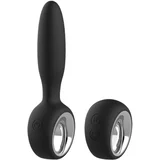 Dylon-Remote - radijsko vodeni analni vibrator z možnostjo polnjenja (črn)