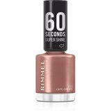Rimmel London 60 Seconds Super Shine lak za nokte nijansa 111 Café Creme 8 ml | shoptok.hr