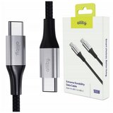 ALLITY kabel AUC-01 USB-C 1,0 m 100W CRNI | shoptok.hr