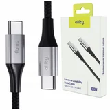 kabel AUC-01 USB-C 1,0 m 100W CRNI