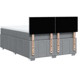 vidaXL krevet box spring s madracem svjetlosiva 160x200 cm tkanina | shoptok.hr