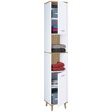 MID.YOU Visoka Omara Landos, Bela, Hrast | Shoptok.si