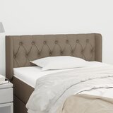  Uzglavlje s ušima smeđesivo 93x16x78/88 cm od tkanine | shoptok.hr