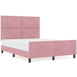 vidaXL Postelja Roza 160x200 cm Žamet, (22049649) | Shoptok.si