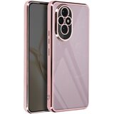 AVIZAR Ohišje za Honor 200 Pro Transparent Back Contour Chrome effect, Šampanjec roza, (5000013594) | Shoptok.si