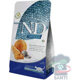N&d Ocean Cat Adult Grain Free Sled buča in pomaranča 1,5 kg Cene