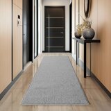 Ay Yildiz RAVNO TKANA PREPROGA HELIX 80/150 cm tkano srebrne barve | Shoptok.si