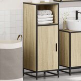vidaXL Kopalniška omarica sonoma hrast 35x37,5x100 cm inženirski les | Shoptok.si
