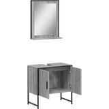  2-dijelni set kupaonskih ormarića boja hrasta sonome drveni | shoptok.hr
