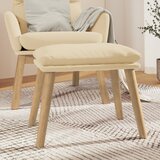  Tabure krem bijeli 45x29,5x35 cm baršunasti | shoptok.hr