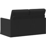  Kauč za dvoje Crna 130 x 81 x 82 cm Tkanina Slike