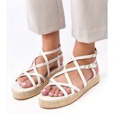  Beige Platform Espadrille Sandals Verata | shoptok.hr
