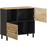 Maison Chic Komoda - Predalnik 80x33,5x75 cm trden robusten mangov les in kovina, (21720635) | Shoptok.si