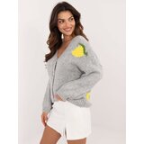 Italy Moda Sweater-MI-SW-2108.92-gray Cene