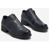 Resti navy blue women's eco leather half shoes Ilioppa | Shoptok.si
