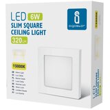 Aigostar LED plafonsko površinsko svetlo LED/6W/230V 3000K 12,2x12,2 cm bela | Eponuda.com