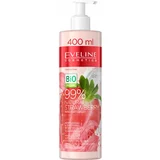 Eveline Bio Organic Natural Strawberry jogurt za telo za suho in razdraženo kožo 400 ml