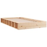  Okvir za krevet 100 x 200 cm od masivne borovine | shoptok.hr