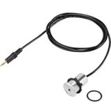TRU COMPONENTS Klinken audio priključni kabel [ klinken utikač 3.5 mm - klinken utičnica 3.5 mm] 1.45 m srebrne boje Cijene