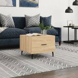 The Living Store Klubska mizica sonoma hrast 50x50x40 cm inženirski les - Klubska Mizica, (21574909) | Shoptok.si