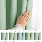 Restilo Mentol zelena zavjesa za djelomično zamračenje 140x250 cm Carli Tie – | shoptok.hr