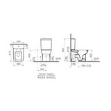 Vitra monoblok S20 sa bide funkcijom soft close daska Cene