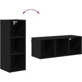 Viseći ormarić Crni hrast 30 x 29,5 x 80 cm Konstruirano drvo | shoptok.hr