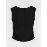 Sinsay Bluza bez rukava s ажurnim uzorkom | shoptok.hr