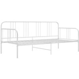  Okvir za krevet na razvlačenje bijeli metalni 90 x 200 cm | shoptok.hr