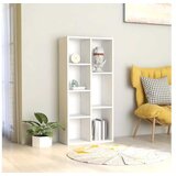  za knjige bijeli 50 x 25 x 106 cm od konstruiranog drva | shoptok.hr