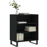  Komoda crna 57 x 35 x 70 cm od konstruiranog drva | shoptok.hr