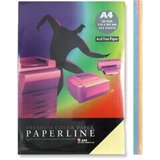  Barvni fotokopirni papir Paperline A4, pastelna mavrica, 250 listov | Shoptok.si