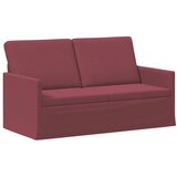  Set sofe 2 pcs Vinska crvena Tkanina - boja crnog vina Jednostruka + Dvostruka (140 cm) | shoptok.hr