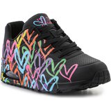 Skechers Nizke superge Highlight Love 177981/BKMT Black/Multi Črna | Shoptok.si
