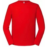 Fruit Of The Loom Iconic 195 Ringspun Premium Men's Red T-shirt