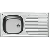 Admiral Ugradbeni sudoper CA 1 (86 x 43,5 cm, Plemeniti čelik) + BAUHAUS jamstvo 5 godina | shoptok.hr