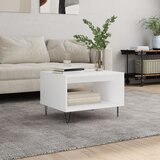  Stolić za kavu bijeli 60 x 50 x 40 cm od konstruiranog drva Bijela | shoptok.hr