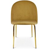 Inca stolica - curry baršun / zlatne noge x 3 | shoptok.hr