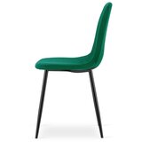  PADVA stolica - zeleni baršun / crne noge x 3 | shoptok.hr
