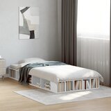 Maison Chic Posteljni okvir - Enojna postelja - Postelja za odrasle bel 90x190 cm inženirski les-J6216, (21761931) | Shoptok.si