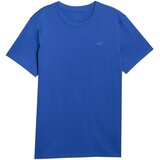 4f Majice s kratkimi rokavi K16238 Modra Cene