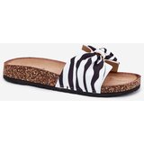 Boto Women's Cork Platform Slippers Zebra Mevuna | shoptok.hr