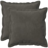  Presvlaka za jastuk 2 pcs HOUTEN Tamnosiva 50 x 50 cm Baršun - Tamnosiva 50 x 50 cm 2 | shoptok.hr