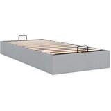  Okvir kreveta bez madraca svjetlosivi 90x200 cm od tkanine | shoptok.hr