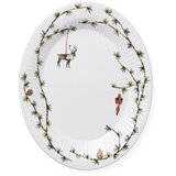 Kähler Design Bijeli porculanski tanjur za posluživanje s božićnim motivom 27x34 cm Hammershøi – | shoptok.hr