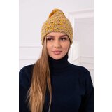 Kesi marka niezdefiniowana Cap with fleece Fiona K275 mustard + gray Cijene