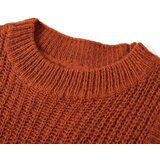  Dječji prsluk pleteni boja konjaka 104 | shoptok.hr