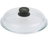 Risoli Gourmet steklen pokrov Bohemia 24cm, črn ročaj, steklo Cene